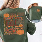 Fall Vibes Pumpkin Sweatshirt