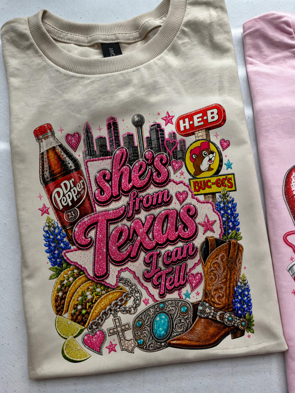 Shes From Texas I Can Tell - Texas Cowgirl Shirt