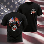 Semper Fi Crossed Flags T-Shirt