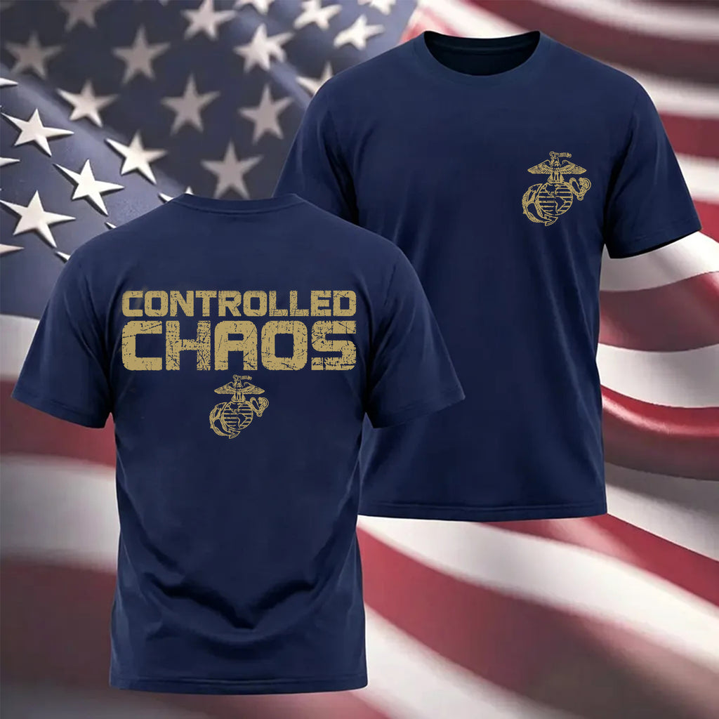Marines Controlled Chaos Performance T-shirt