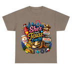 "She's From Texas I Can Tell" Texas Retro T-shirt