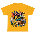 "She's From Texas I Can Tell" Texas Retro T-shirt