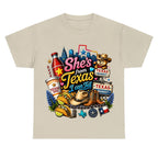"She's From Texas I Can Tell" Texas Retro T-shirt