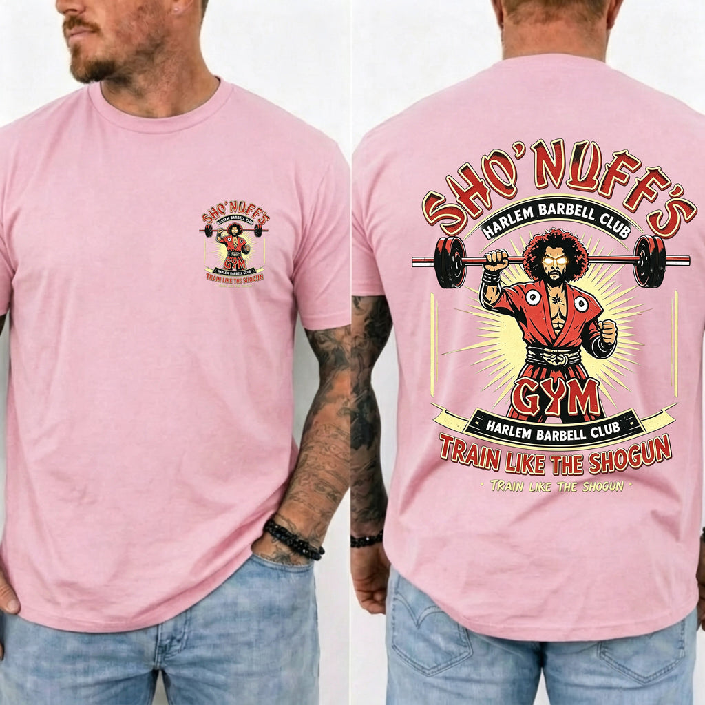 Sho' Nuff's Gym Double‑Sided Graphic T‑Shirt Retro Movie Tee