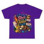 "She's From Texas I Can Tell" Texas Retro T-shirt