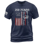250 Years We The People T-Shirt – Vintage USA Flag 1776–2026 Independe