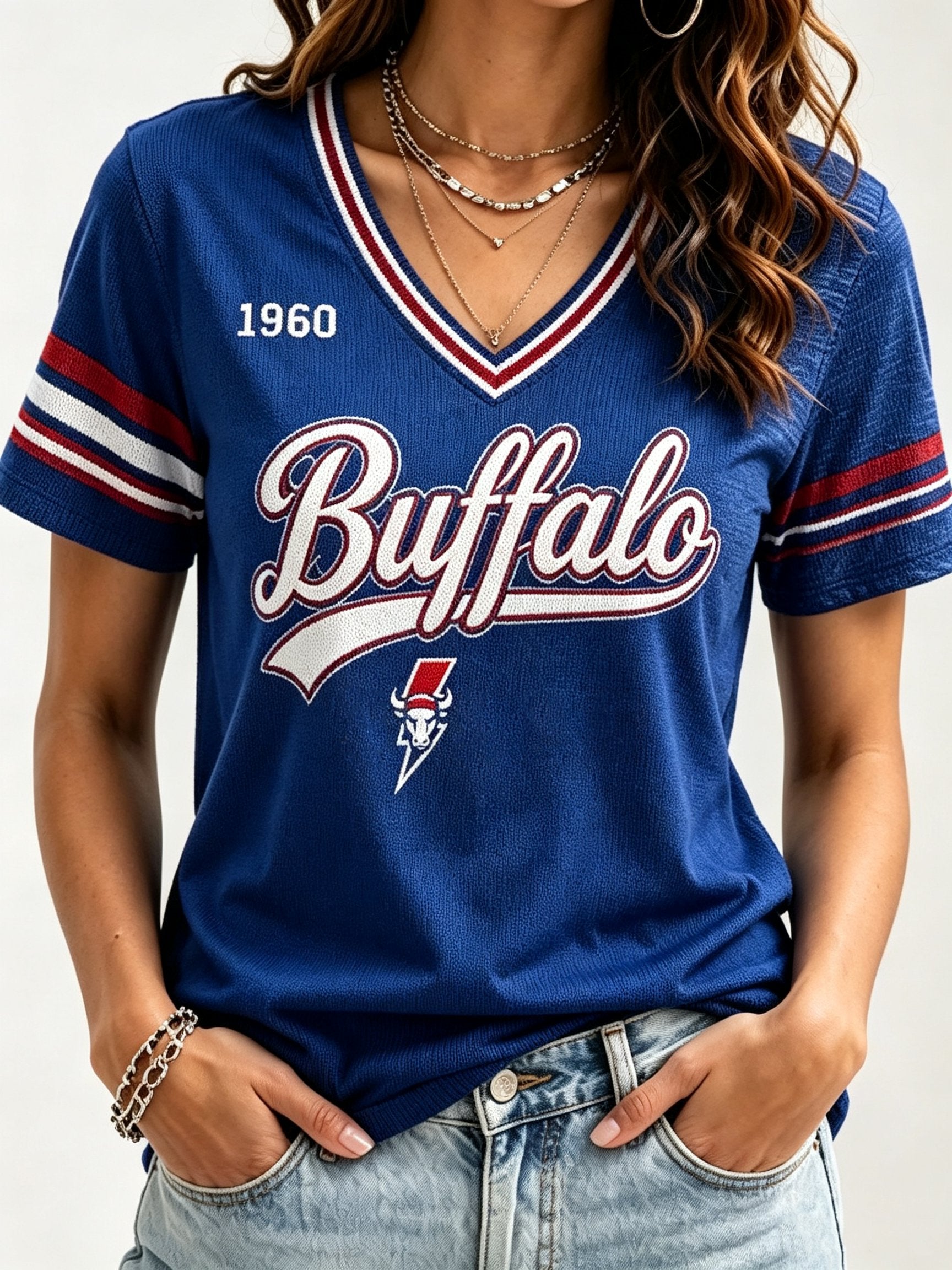 Women's Rugby Lovers Printed T-shirt