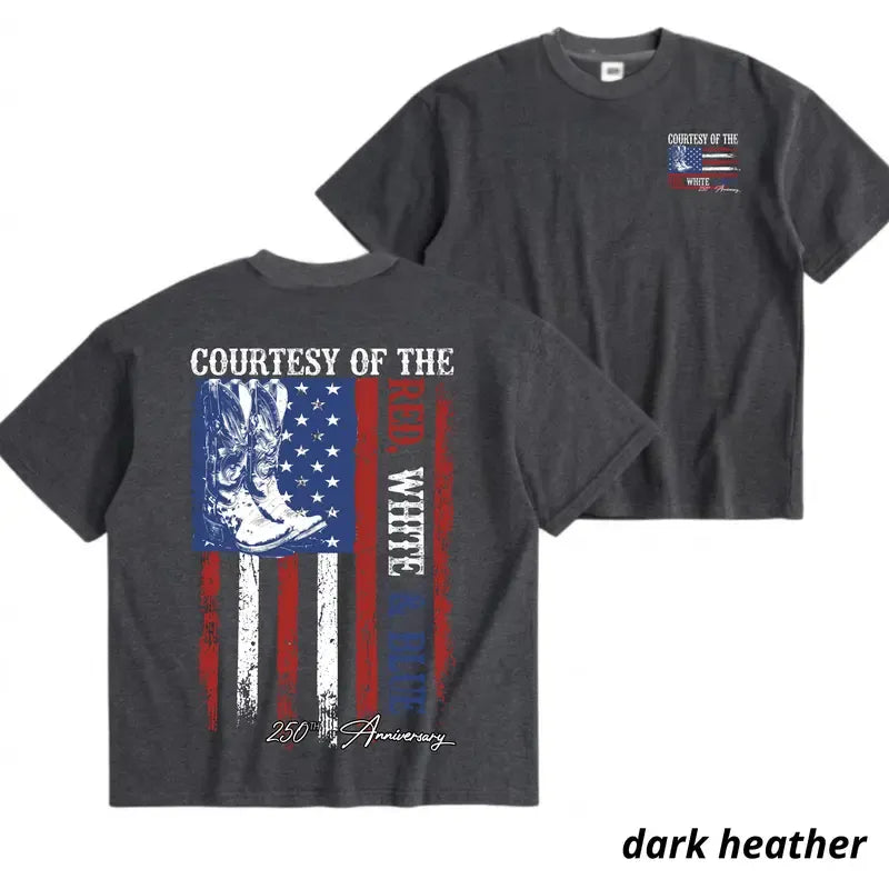250th Anniversary Western-style Patriotic T-shirt