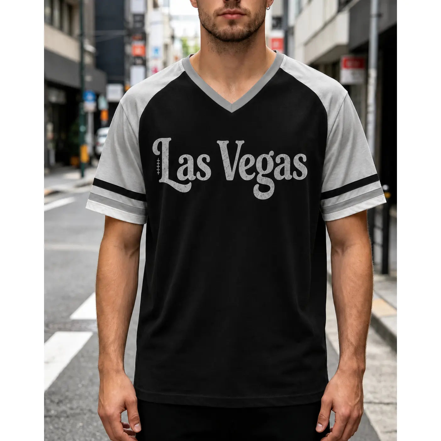 Unisex V-Neck Game Day Quick-Drying Tee