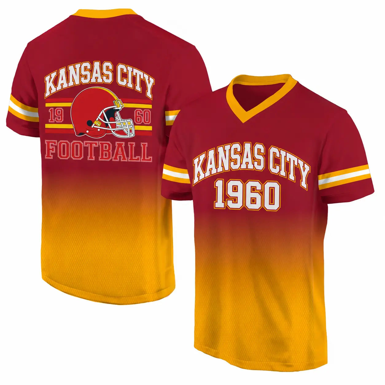 Vintage Gradient City Football Jersey