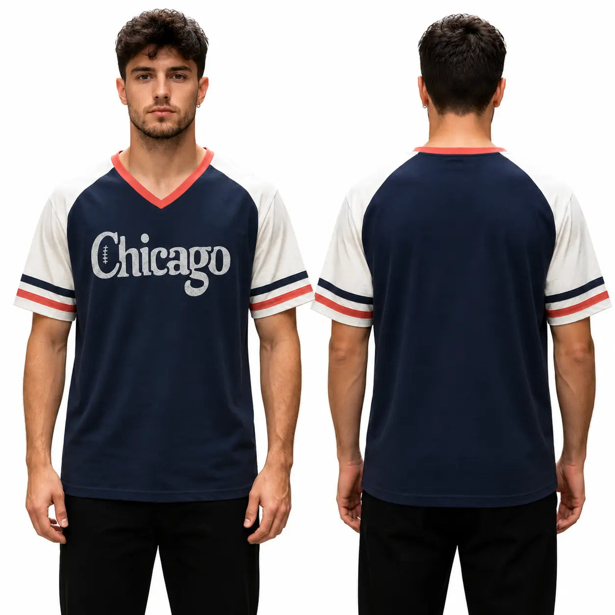 Unisex V-Neck Game Day Quick-Drying Tee