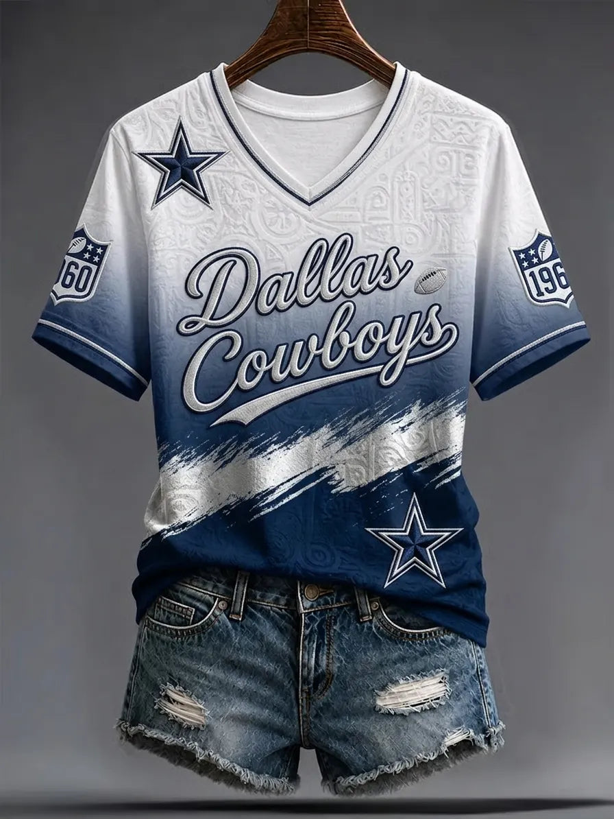 Women's Casual Dallas   Print T-Shirt