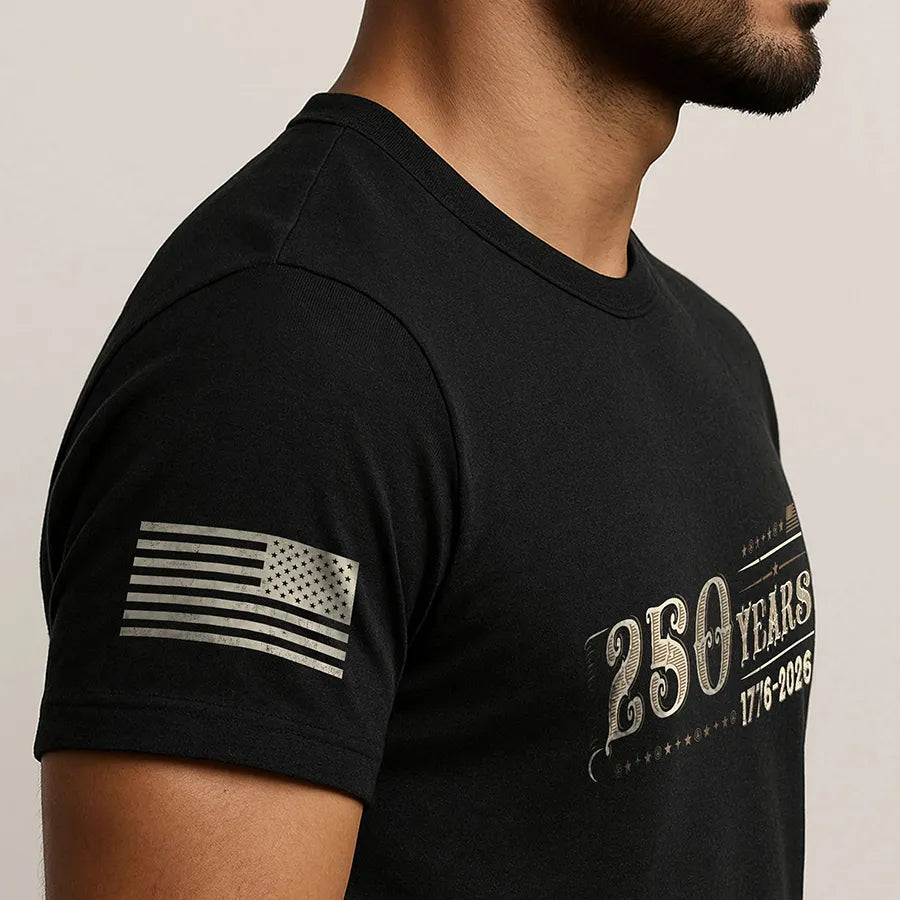 250 Years Independence Anniversary T-Shirt – 1776–2026 Vintage America