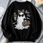 Boo-Jee Ghost Shirt Leopard Ghost Tee