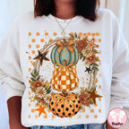 Coquette Pumpkin Fall Sweatshirt