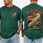 Train Like The Shogun Front & Back Print Men Casual Graphic T‑Shirt