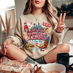 She's From Texas I Can Tell Graphic Crewneck Sweatshirt