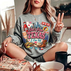 She's From Texas I Can Tell Graphic Crewneck Sweatshirt