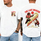Train Like The Shogun Front & Back Print Men Casual Graphic T‑Shirt