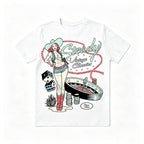 Retro Western Pin‑Up Cowgirl Gambling Dice Roulette Tee