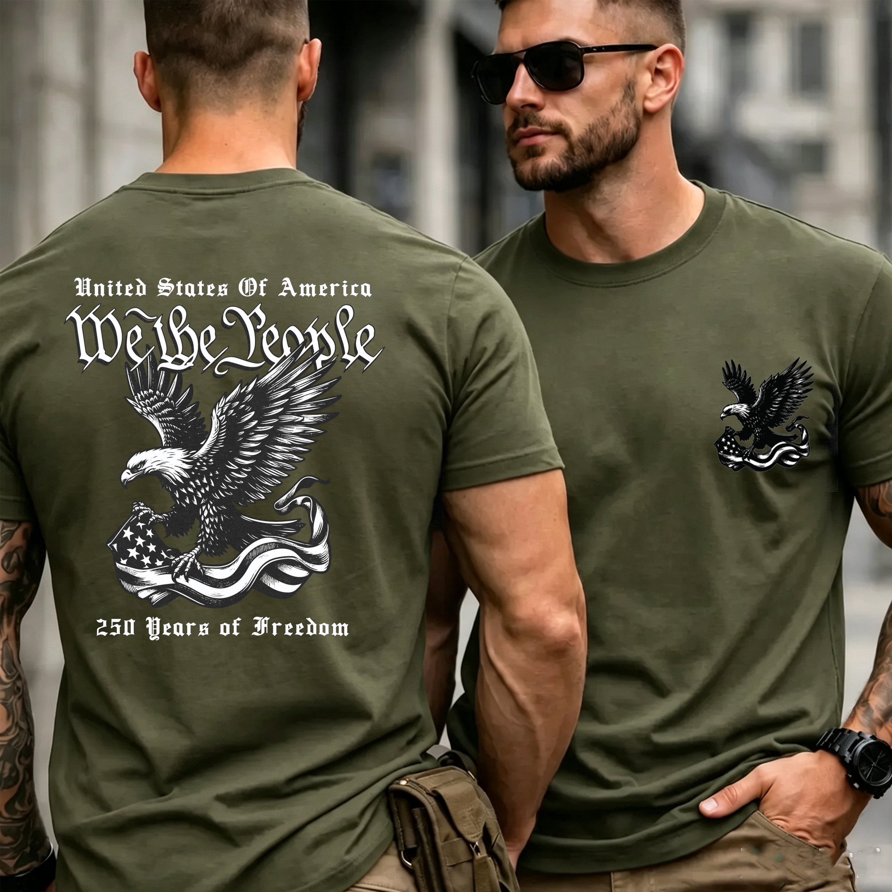 We The People 250 Years Eagle T-Shirt
