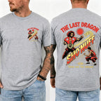 Train Like The Shogun Front & Back Print Men Casual Graphic T‑Shirt