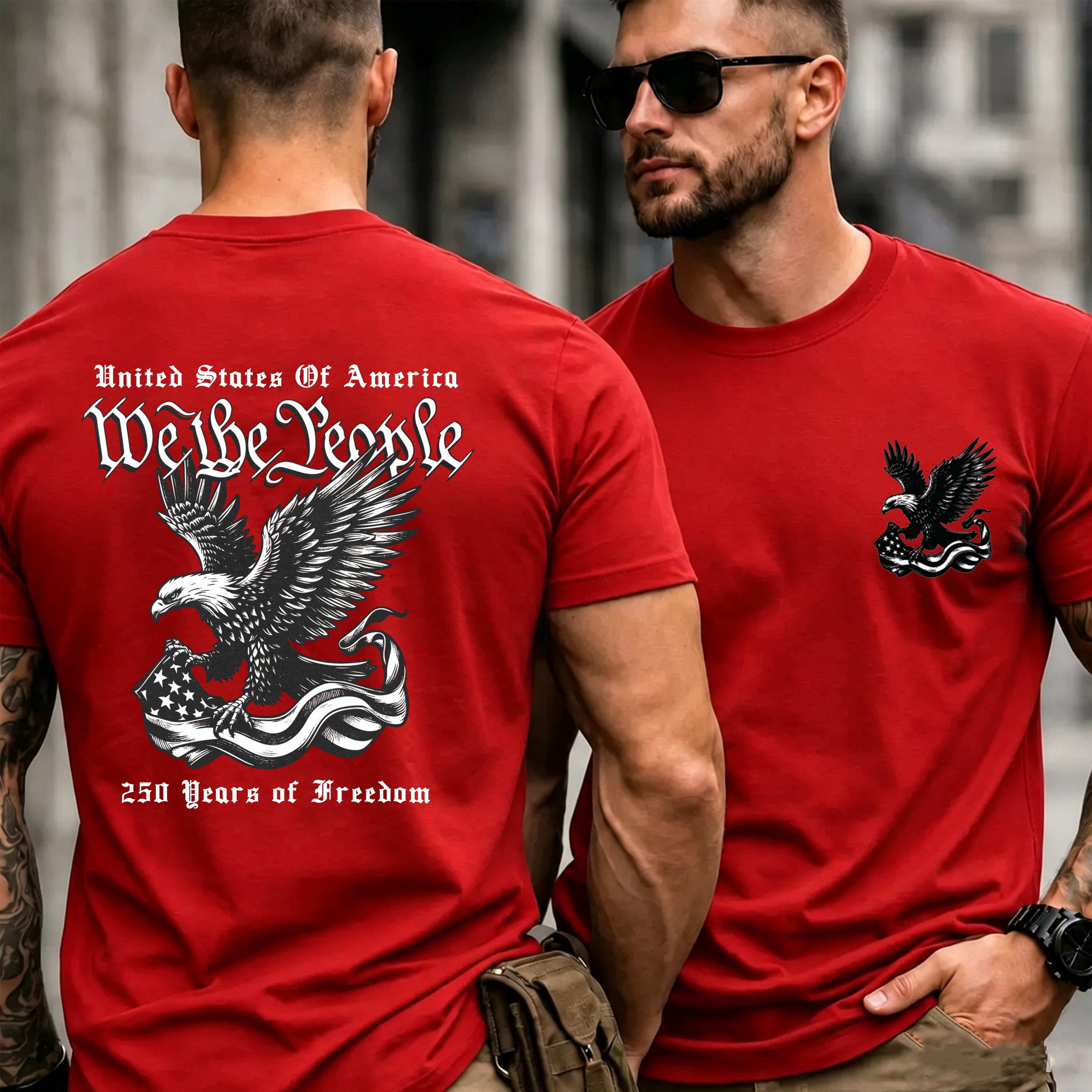 We The People 250 Years Eagle T-Shirt