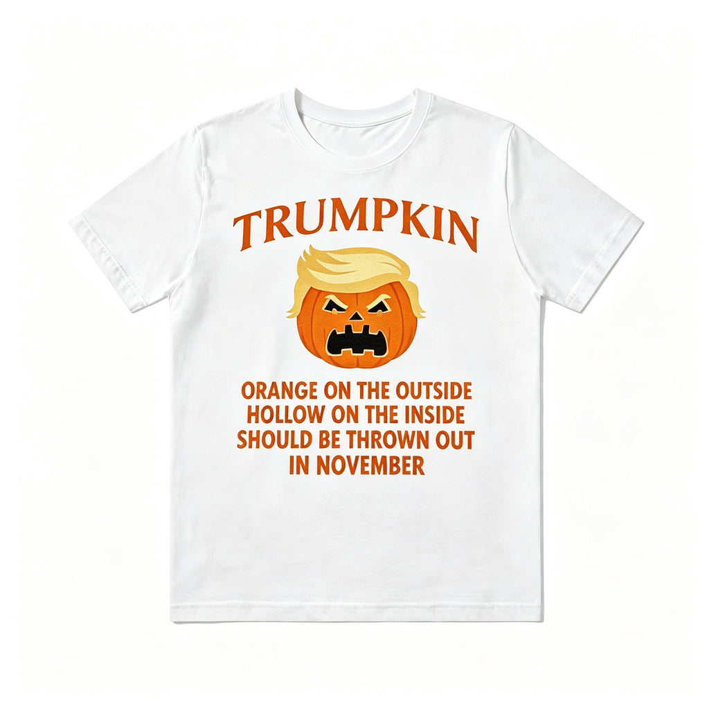 Trumpkin Funny Pumpkin Halloween Graphic T‑Shirt