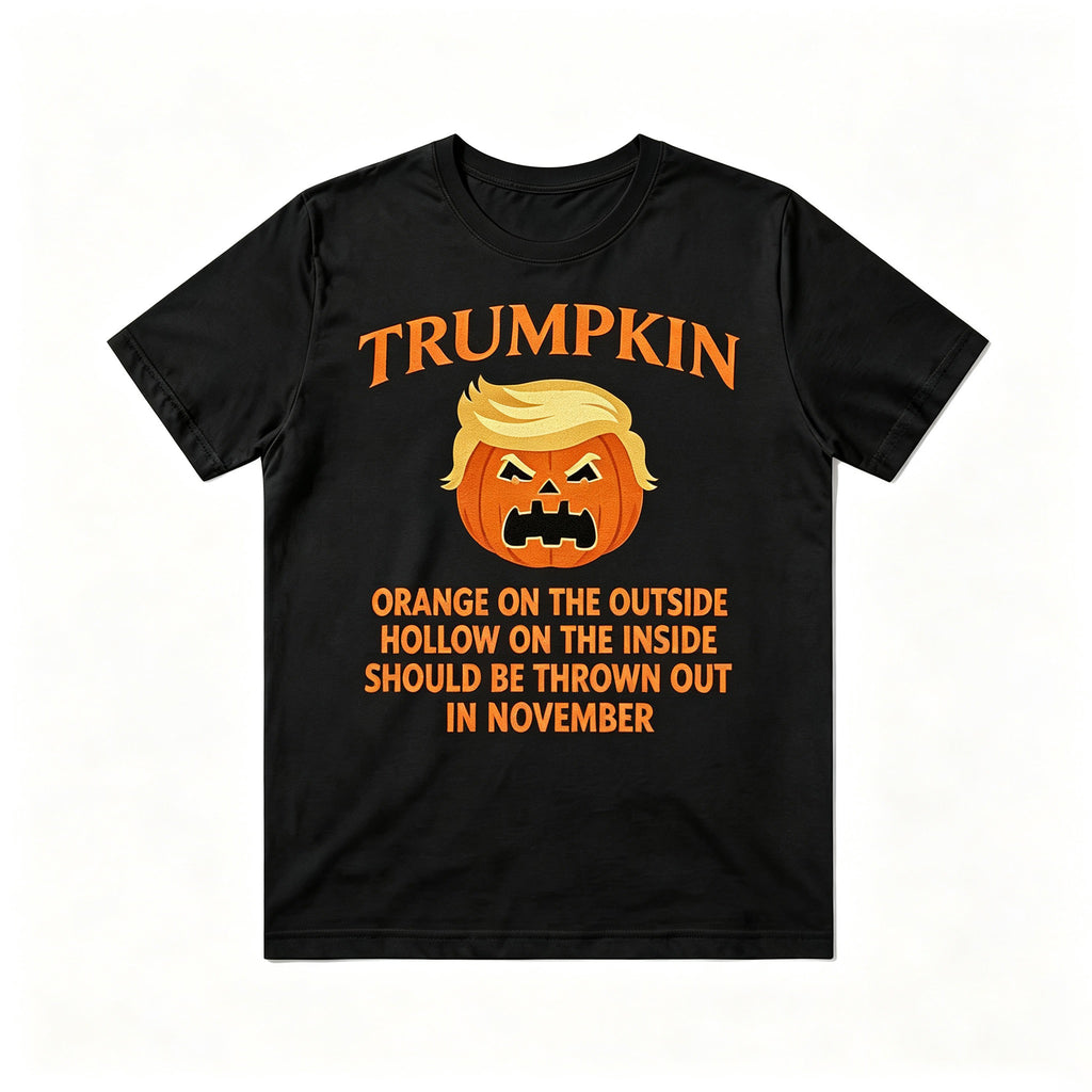 Trumpkin Funny Pumpkin Halloween Graphic T‑Shirt