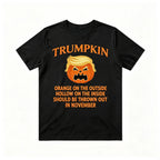 Trumpkin Funny Pumpkin Halloween Graphic T‑Shirt