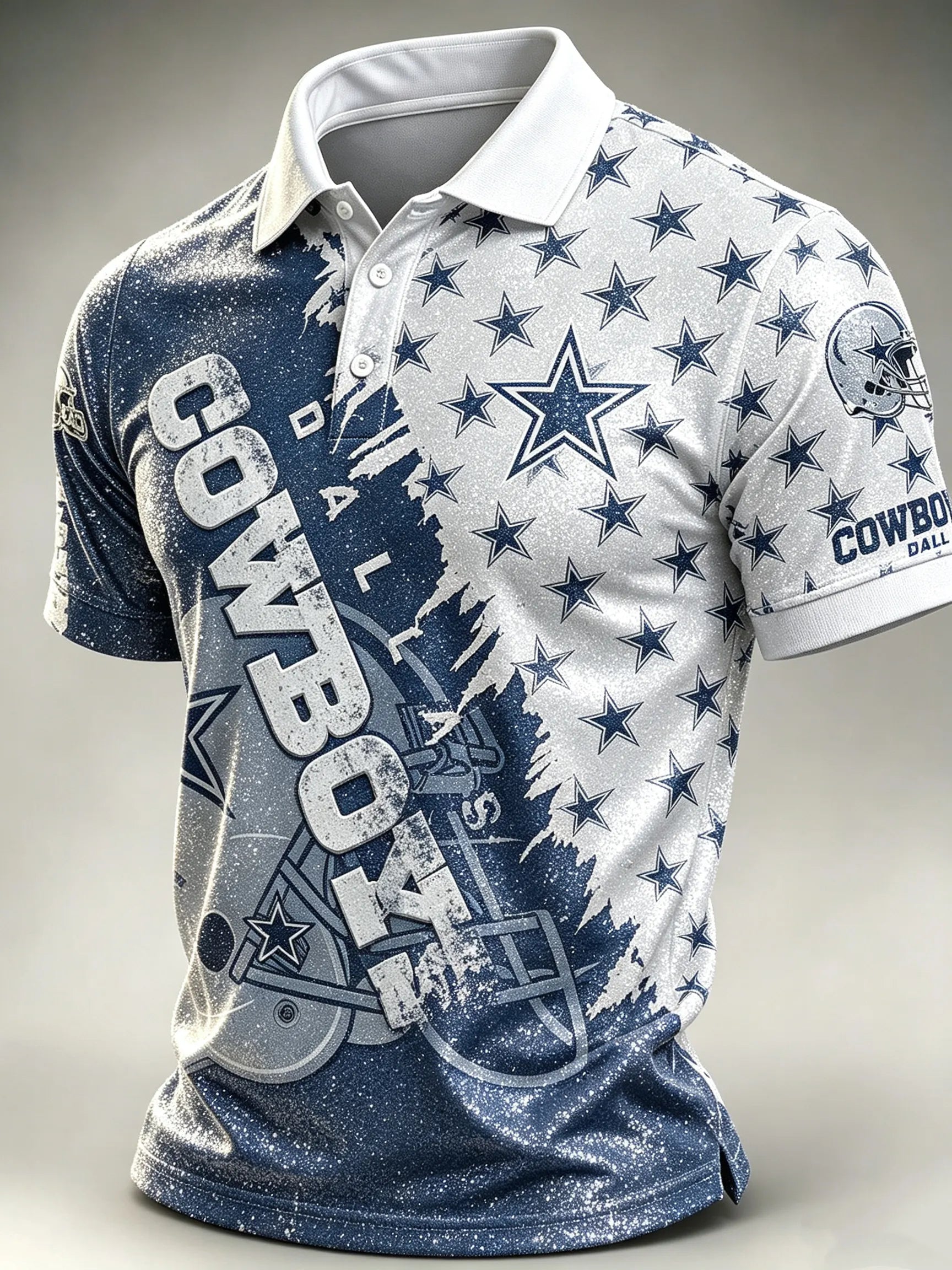 Men's Football Short-Sleeve Polo Shirt