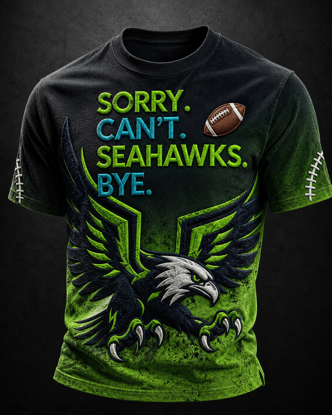 Men's Fashion Seattle Football Fan T-Shirt