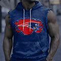 Men's New England Patriots Football Fan Hooded Tank
