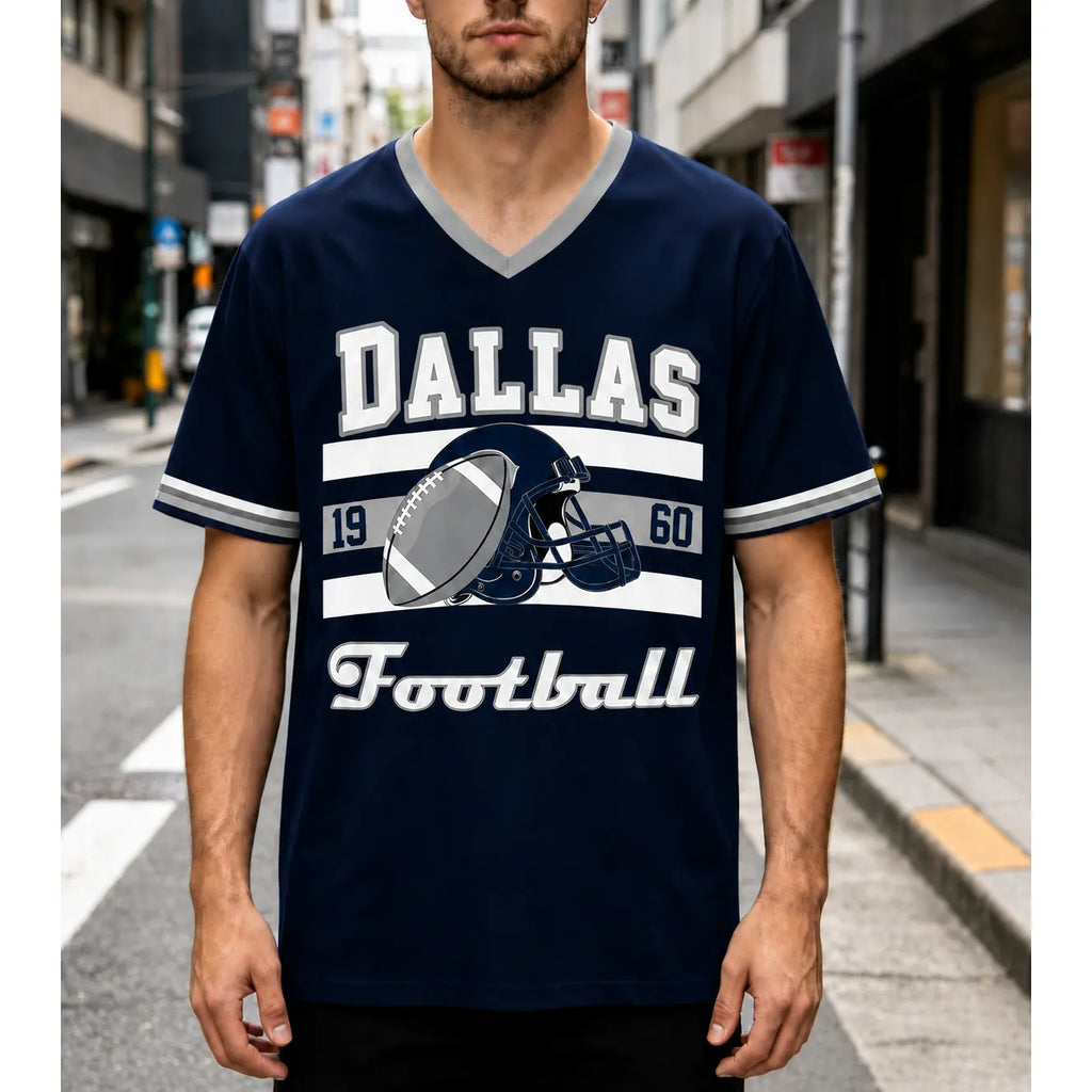 Football Classic V-Neck Fan Jersey
