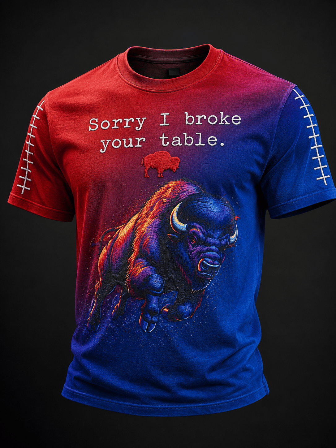 Men's rugby fan crew neck shirt