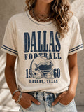 Women's Football Print T-shirt