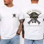 US Marines Skull Rifle T-Shirt