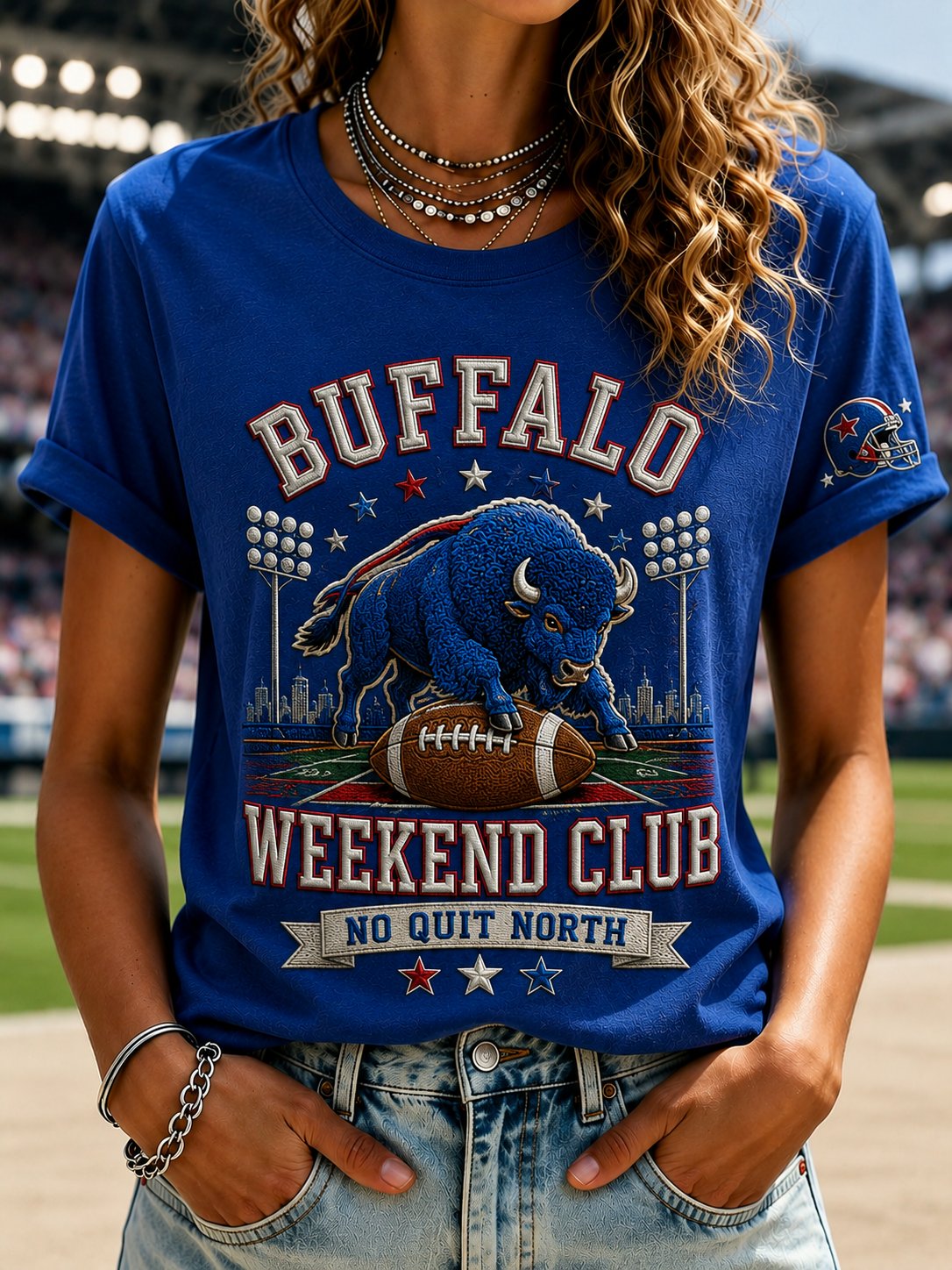 Women's Commemorative Graphic T-Shirt for Rugby Fans