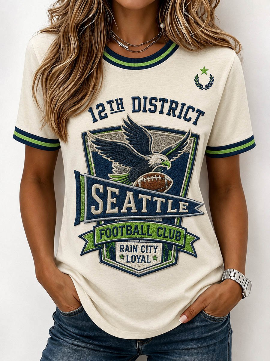 Women's Stylish Seattle Football Fan T-Shirt