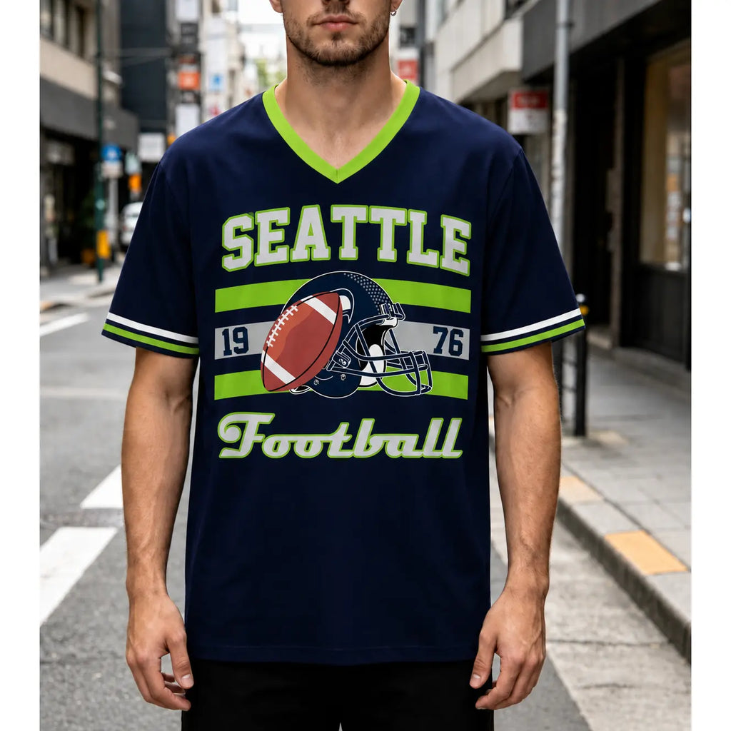 Football Classic V-Neck Fan Jersey