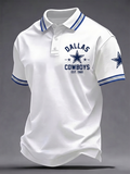 Men's Dallas   Football   Print Polo Shirt