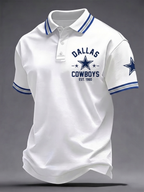 Men's Dallas   Football   Print Polo Shirt