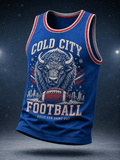Men's Rugby Fan Commemorative Print Tank Top