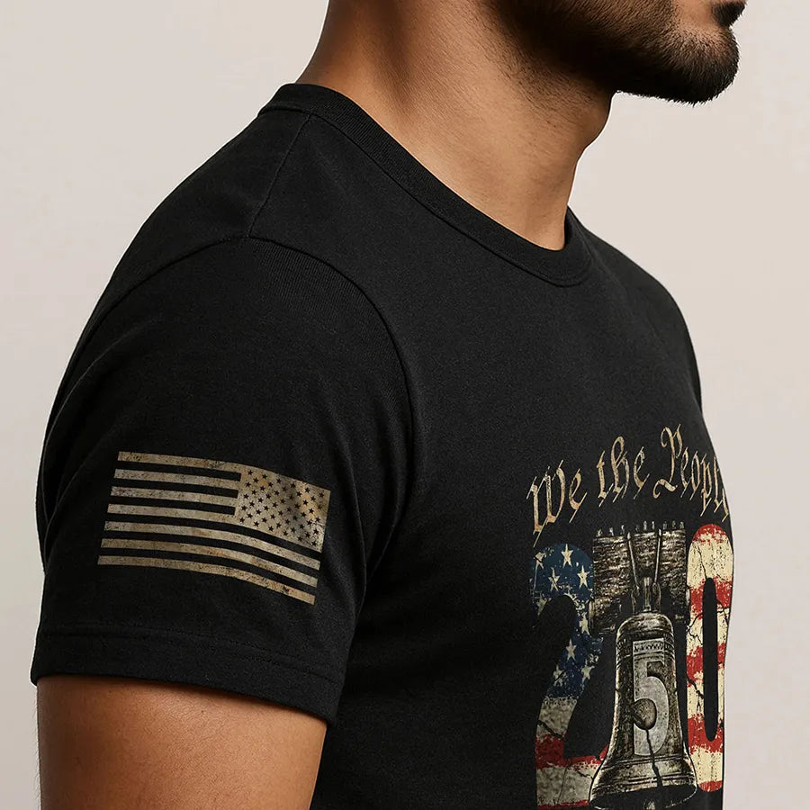 USA 250th Anniversary Shirt 1776-2026 Liberty Bell We The People Patri