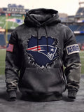 Men's New England Patriots Football Team Jersey Fans Hoodie