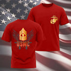 Personalized USMC Rank T-Shirt
