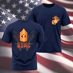 Personalized USMC Rank T-Shirt