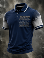 Men's Football Short-Sleeve Polo Shirt