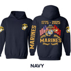 Marine Corps Veteran Hoodie, Marine Brotherhood “Semper Fidelis” Hoodie