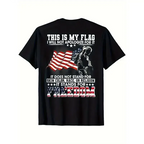 <🇺🇸 250th Anniversary Special 🎆>This Is My Flag Freedom T-Shirt – Patriotic Graphic, Veteran Military Support